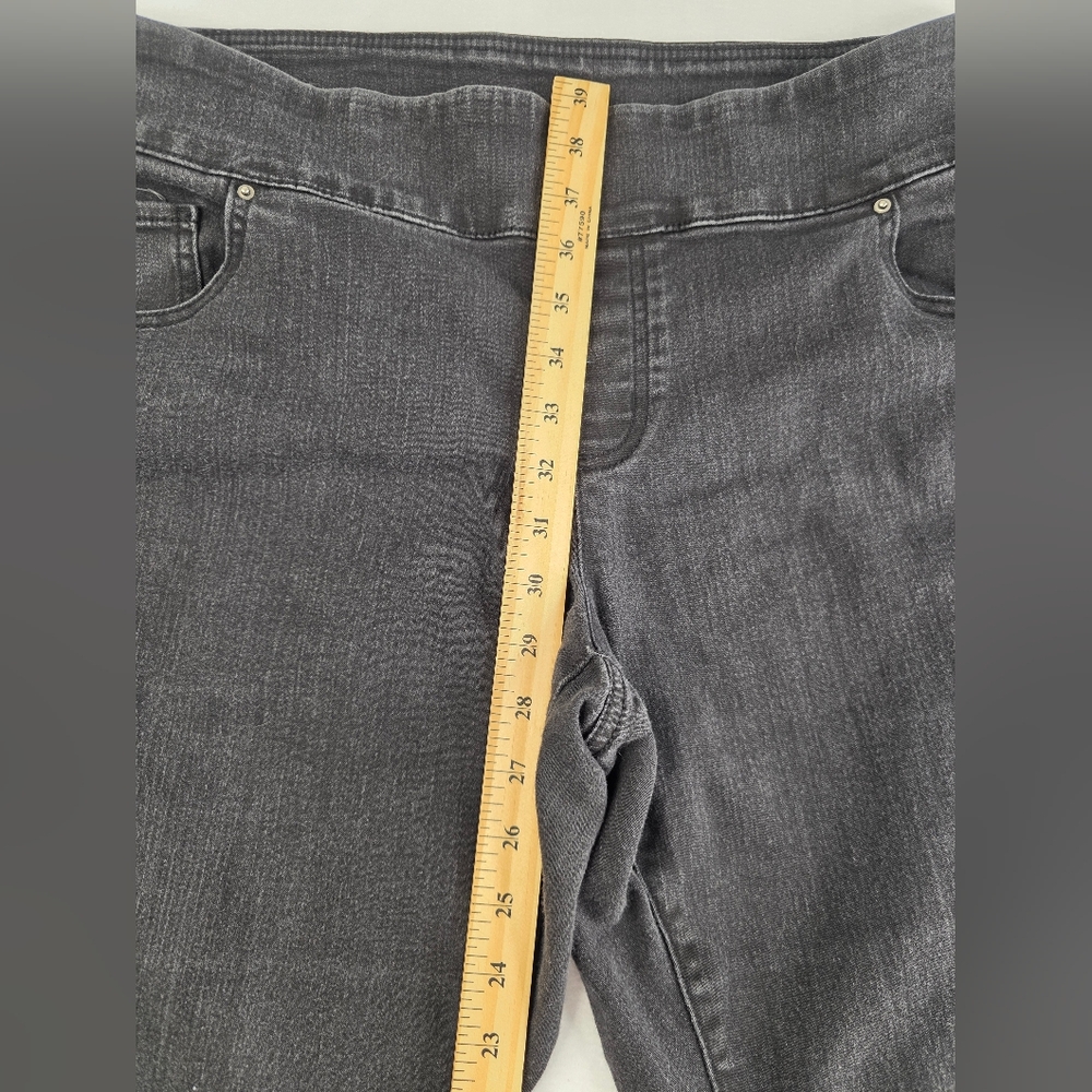 The Pioneer Woman Size 16 XL Black Embroidered Bootcut Pull-On Jeans 3342-CB - Picture 11 of 16